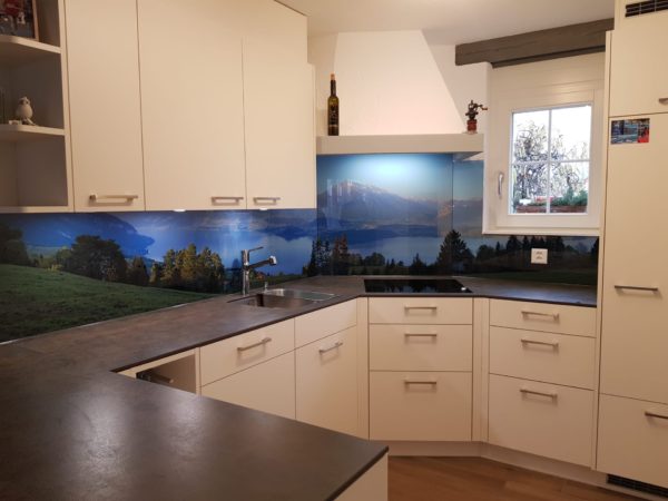 Küchenrückwand mit Motivdruck